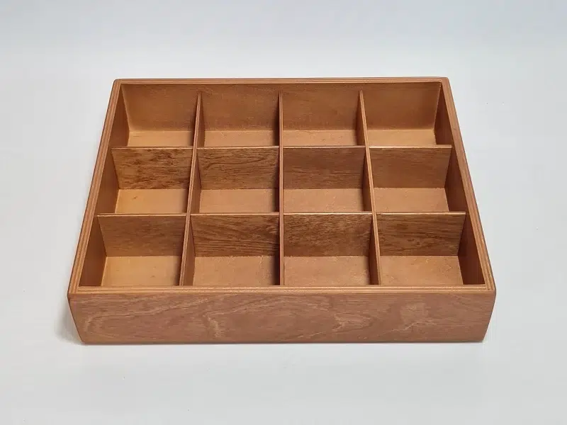 Interior wood selection for luxury box