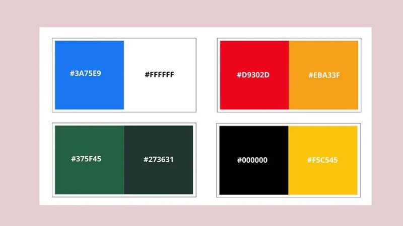 Luxury branding through consistent color design