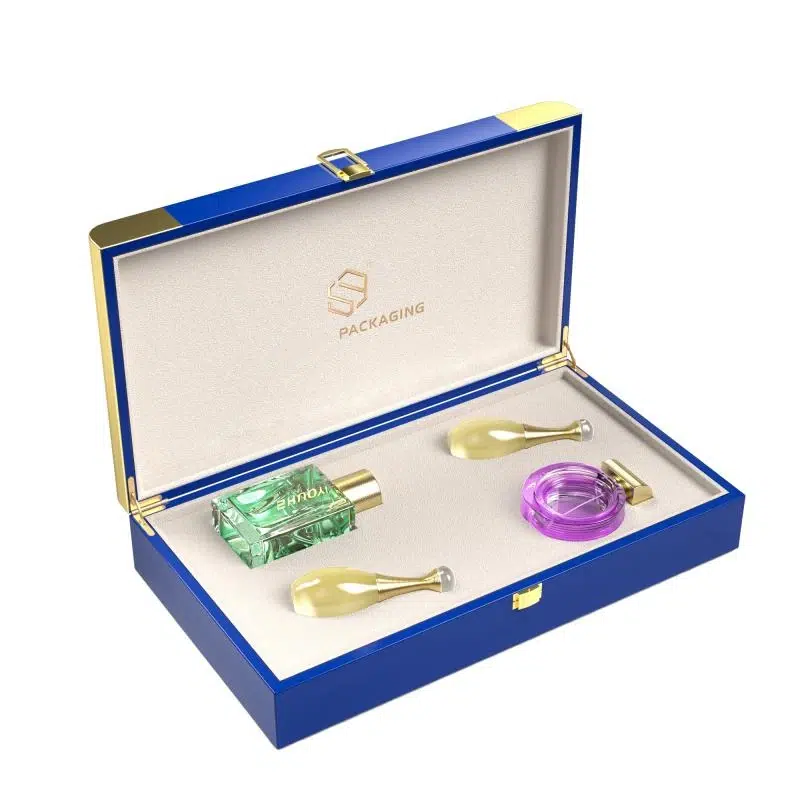 Foil stamping and embossing on luxury perfume box