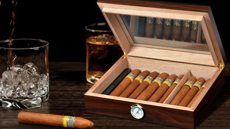 Spanish cedar cigar box