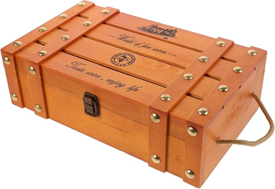 Scatola da vino in legno