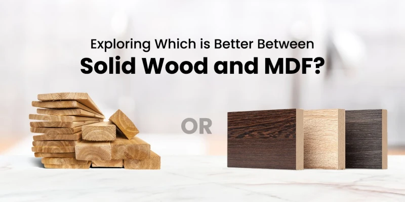 MDF et bois massif