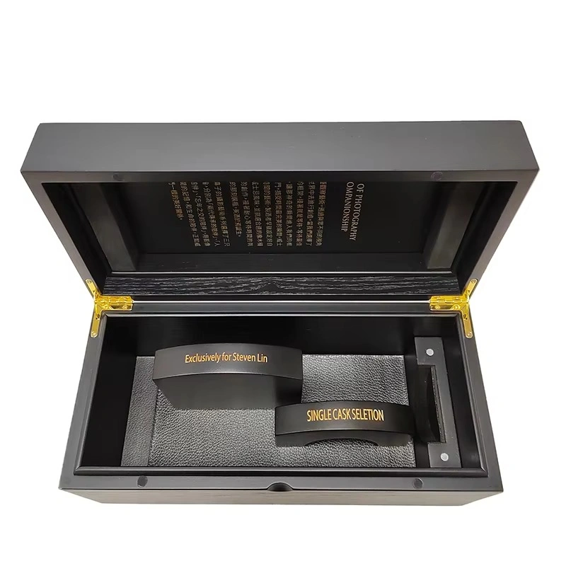 Macallan single cask box top view open