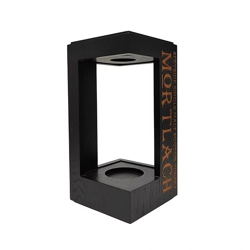 Mortlach whisky open display case with branding